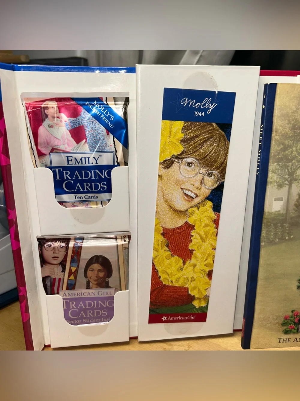 AMERICAN GIRL Molly and Emily Books and Magnetic Mini World Activity Set 2006